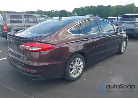 2019 Ford Fusion Energi Titanium из США, поврежденный, VIN 3FA6P0SU4KR168769